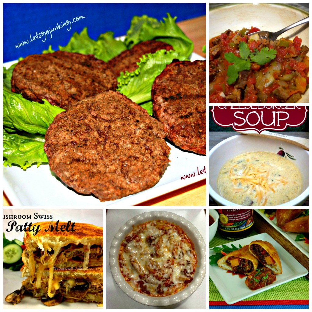 hamburger patty Collage