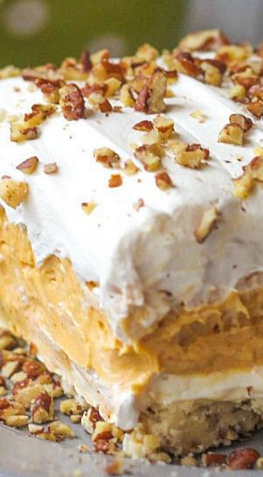 layer pumpkin cake