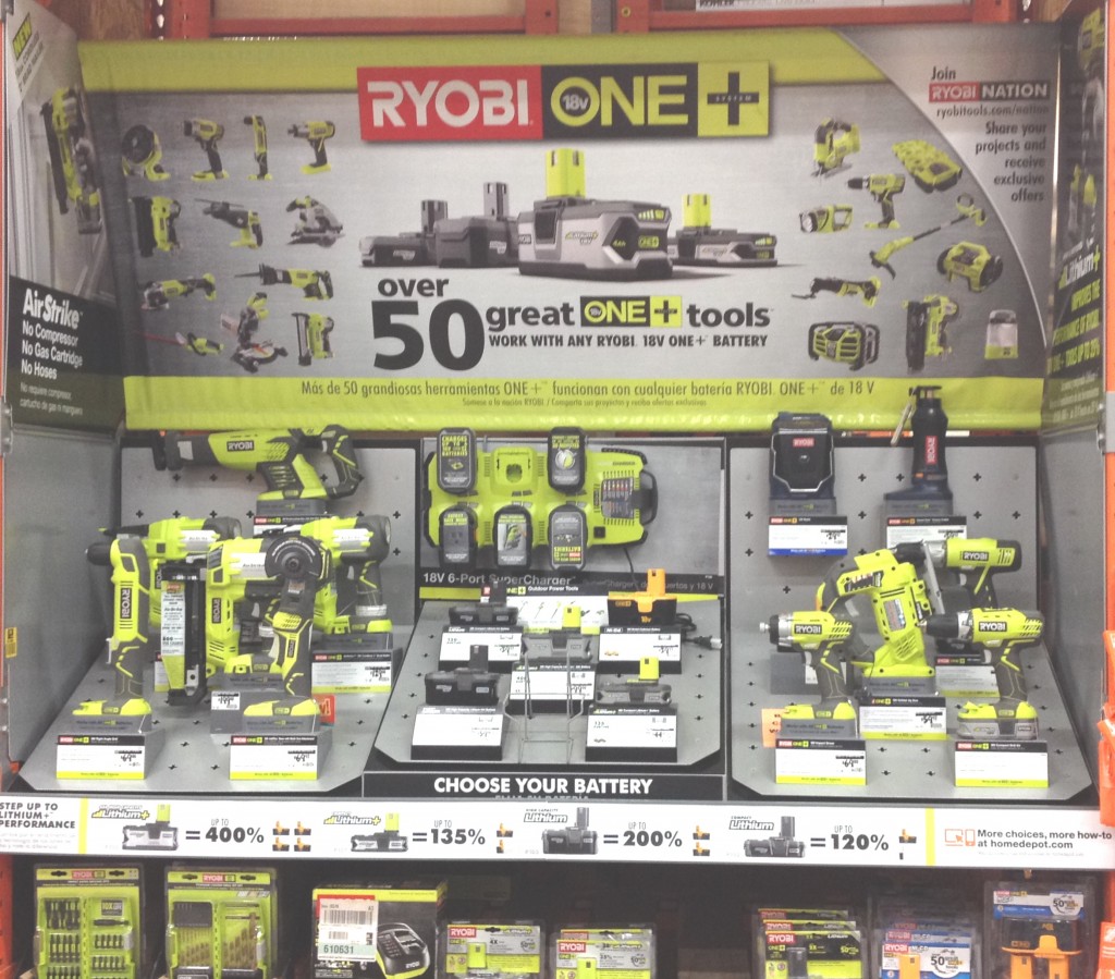 ryobi tool display