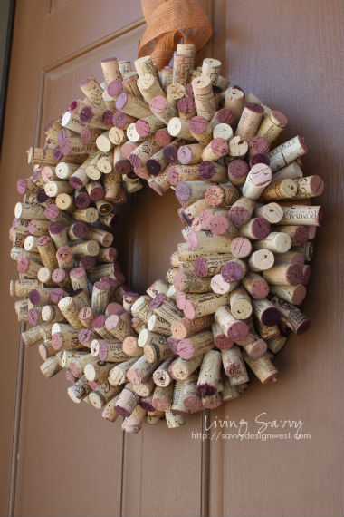 cork wreath savvy design west