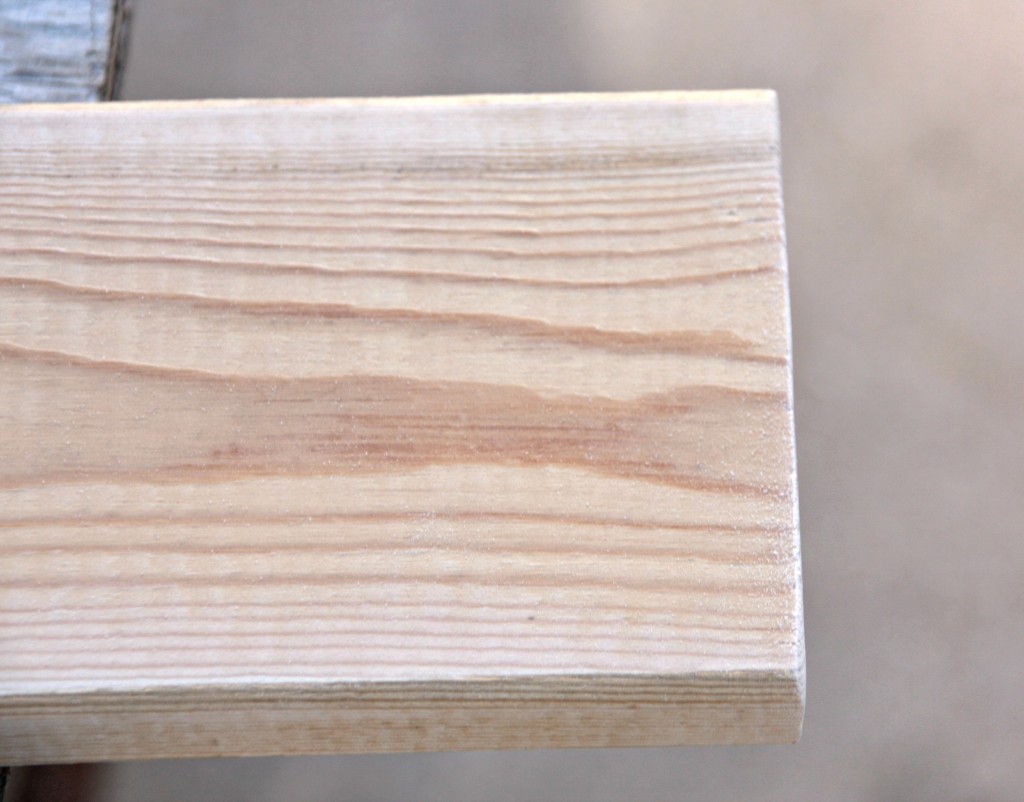 sanded edges