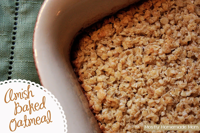 Amish Baked Oatmeal 1