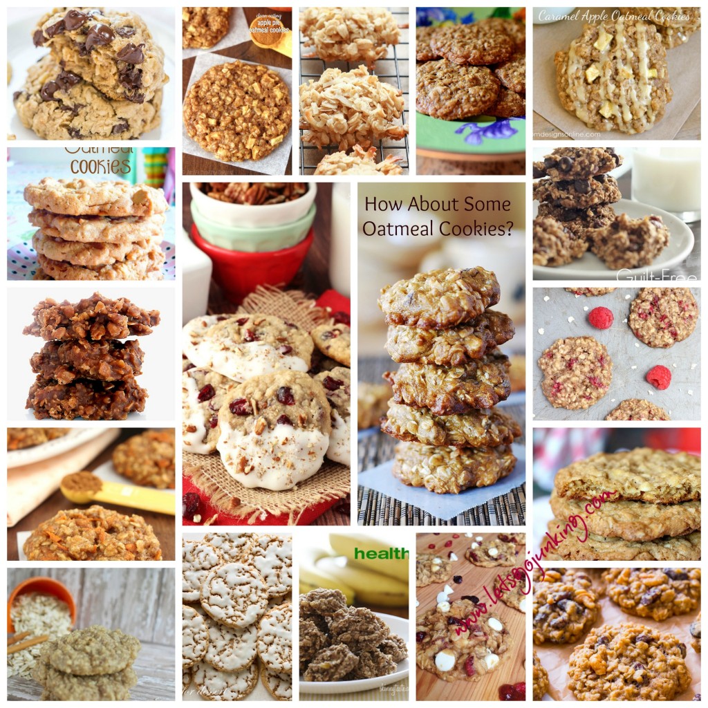 Oatmeal Cookie Collage Text