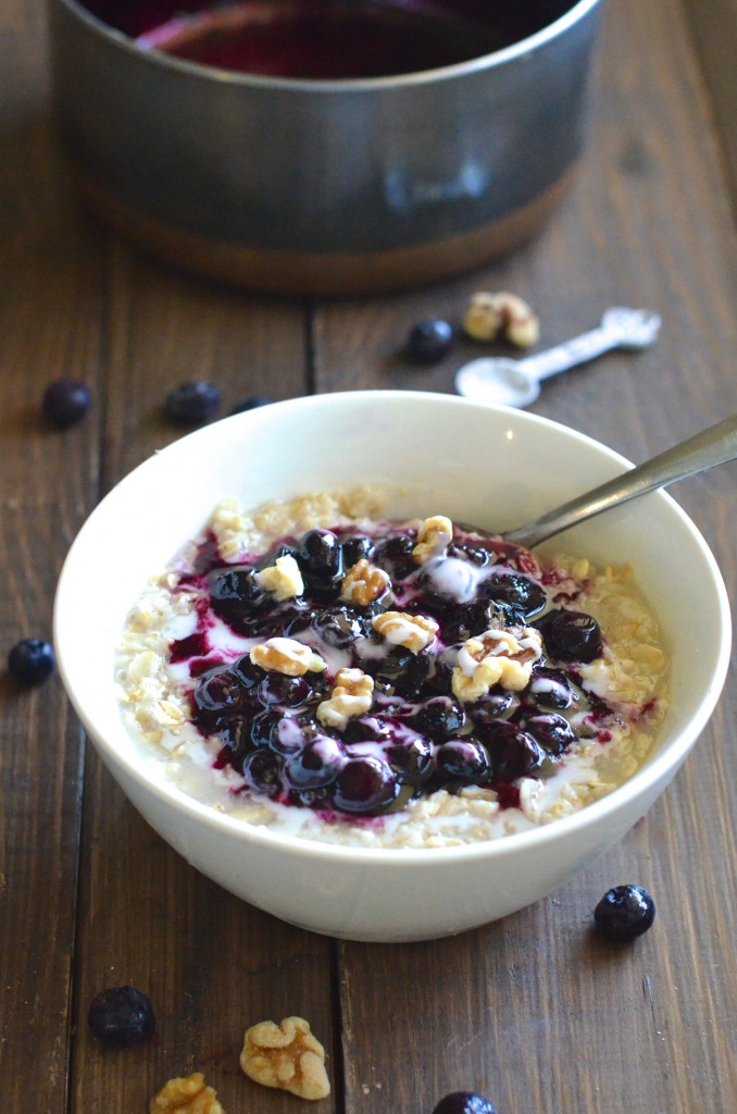 blueberry pie oatmeal